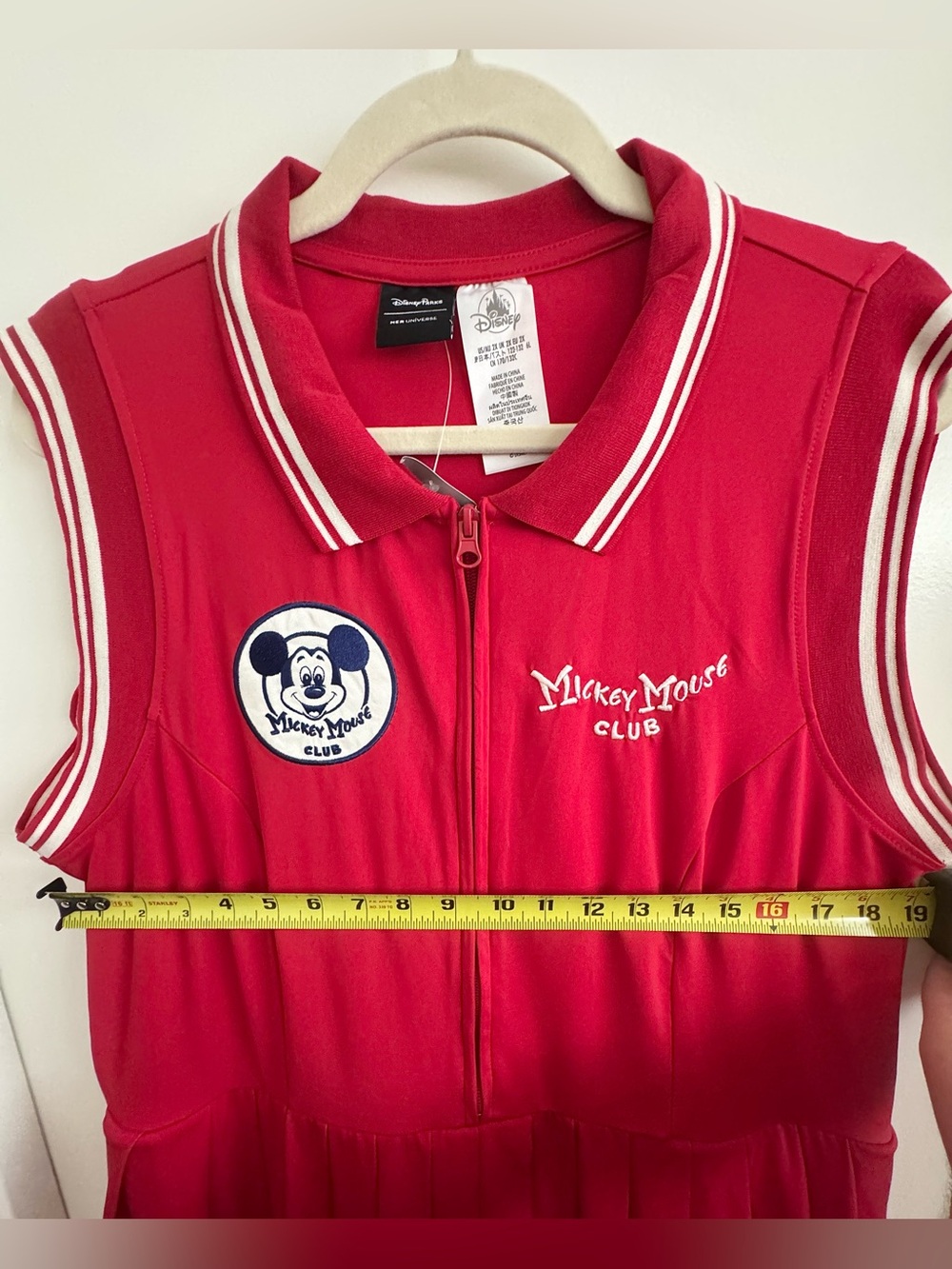 NWT Disney Mickey Mouse Club Embroidered Athletic Dress By Her Universe Size 2X - Picture 11 of 15